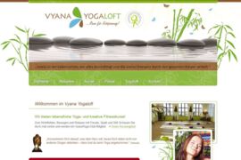 Screenshot Webseite Yogaloft Dresden Niedersedlitz